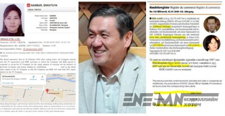 Н.ЭНХБАЯР, О.ЦОЛМОН НАРЫН ОФФШОР ХӨРӨНГӨ ИЛ БОЛЛОО