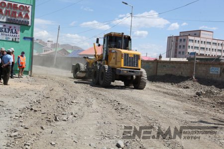 Гэр хорооллын замыг хусч, тэгшлэх ажил эхэллээ