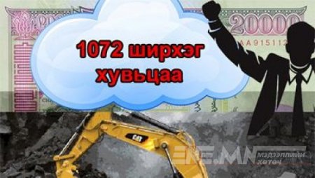 1072 хувьцааны ногдол ашгийг ирэх онд тараана