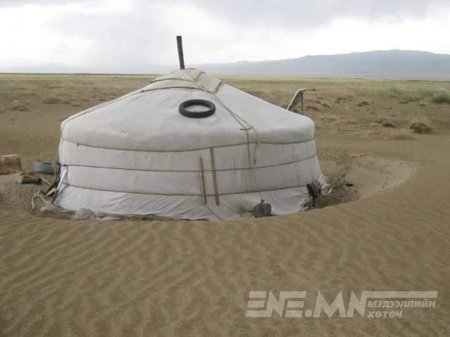 Монголын цөлжилтийн газрын зураг