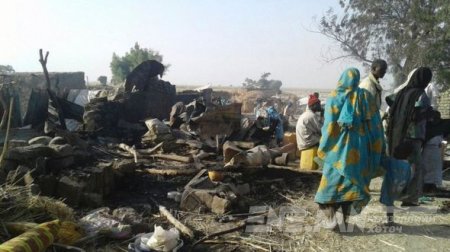 Нигерийн агаарын цохилтонд 52 дүрвэгч амиа алдлаа