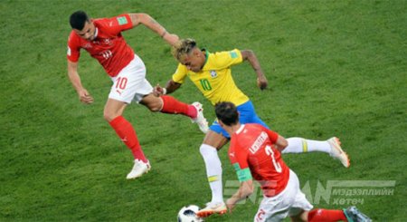 Бразили Швейцарь тэнцээгээр өндөрлөв