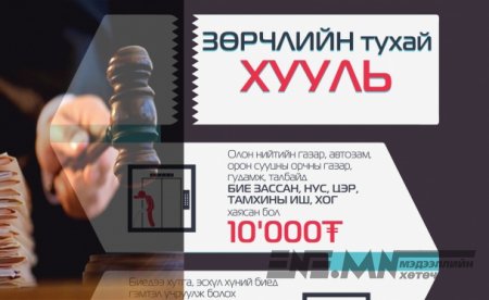 Зөрчилтэй Зөрчлийн хуулийг “зөөллөх” үү
