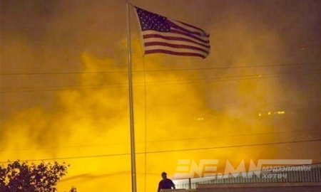 Калифорнид дэгдээд буй гал түймрийн утаа сансраас ч харагдаж байна