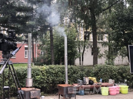 Өнгөрсөнд утаагүй зуух, өнөөдөр яндангийн шүүлтүүр