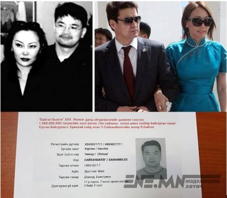 Ч.Сайханбилэгийн эхнэр ЖДҮХС-гаас алмазны бизнес эрхлэх гэж нэг тэрбум төгрөгийн зээл авсан уу