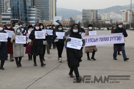 Ковидын нууц үедээ байсан Баасангийн төлбөртэй жагсаалд оролцогчид эрсдэлд оржээ